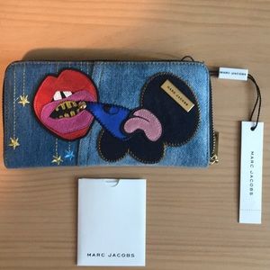 MARC JACOBS M0011243-423 Denim long Wallet